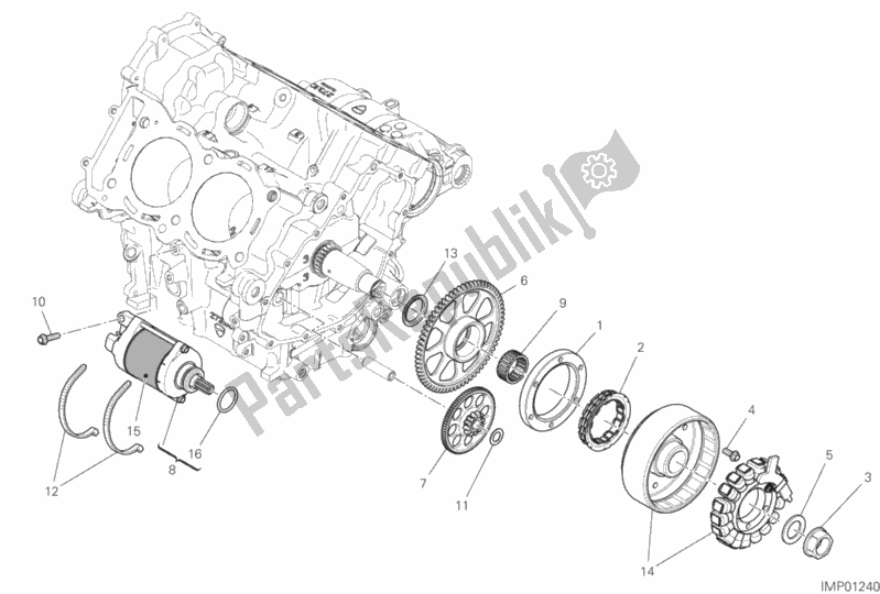 Wszystkie części do Rozruch Elektryczny I Zap? On Ducati Streetfighter V4 S Thailand 1103 2020